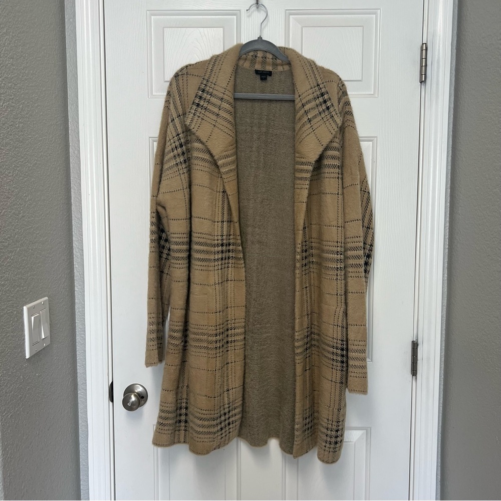 J. Jill Wearable Collection, Size: L (oversized), camel sweater with black